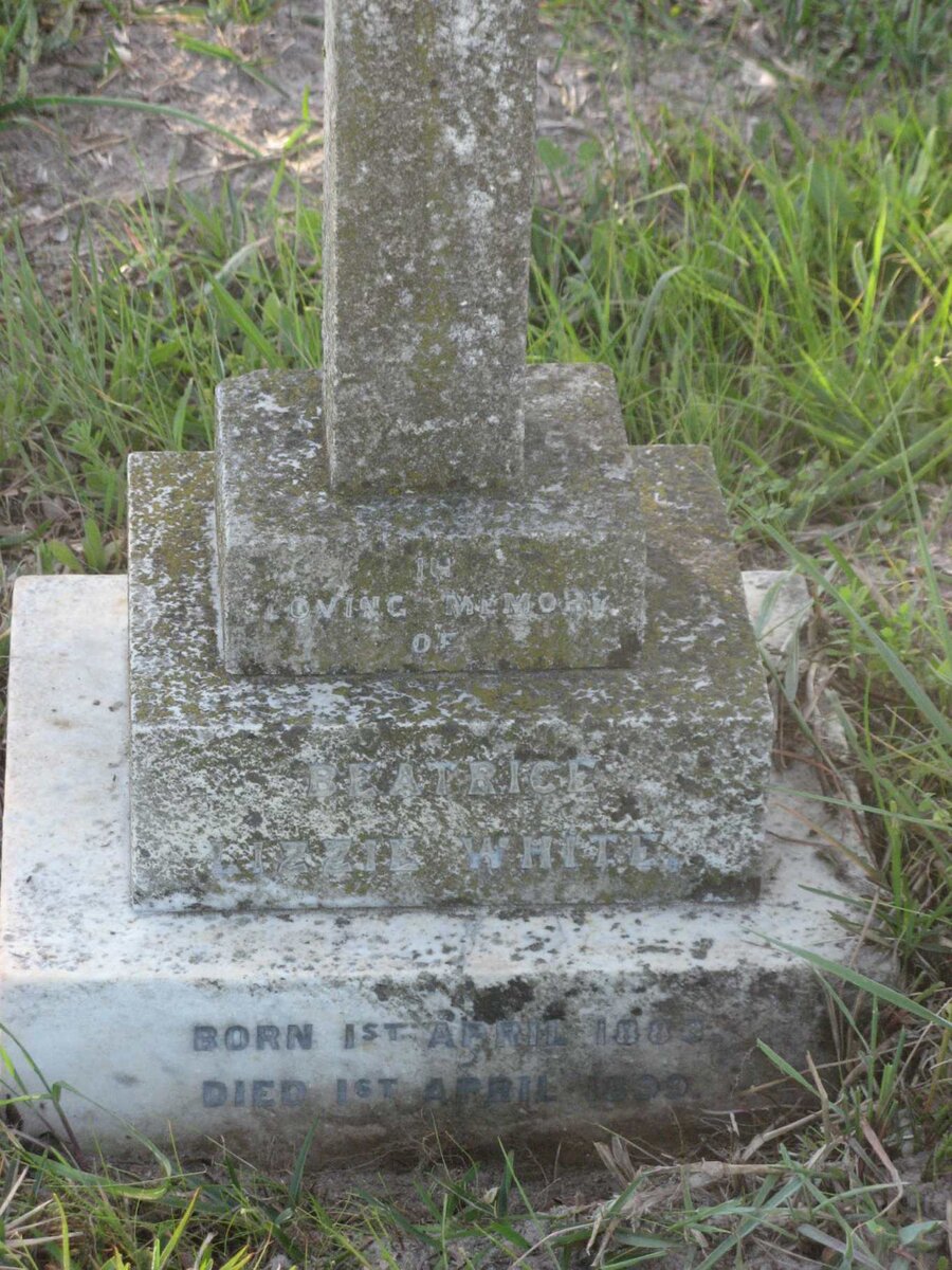 WHITE Beatrice Lizzie 188?-1899