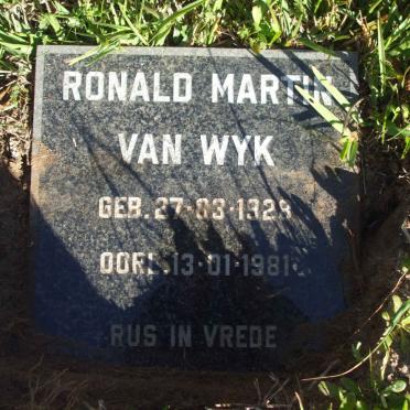 WYK Ronald Martin, van 1928-1981