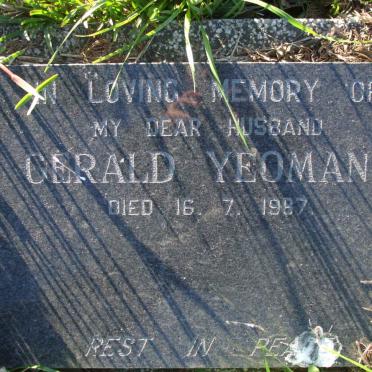 YEOMANS Gerald -1987