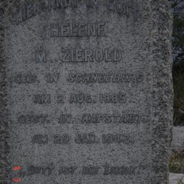 ZIEROLD Helene M. 1885-1943