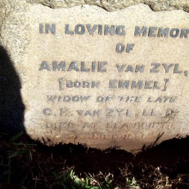 ZYL Amalie, van nee EMMEL -1928