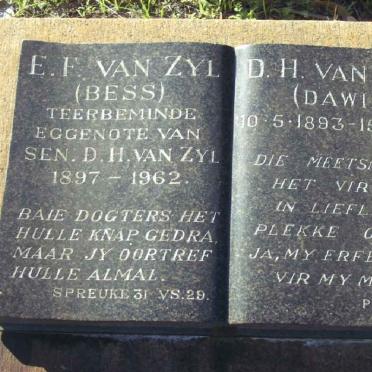 ZYL D.H., van 1893-1981 &amp; E.F. 1897-1962