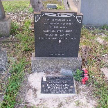 ZYL Gabriel Stephanus Phillipus, van 1916-1970 :: ROTHMAN Hannetjie 1956-2006