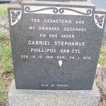ZYL Gabriel Stephanus Phillipus, van 1916-1970