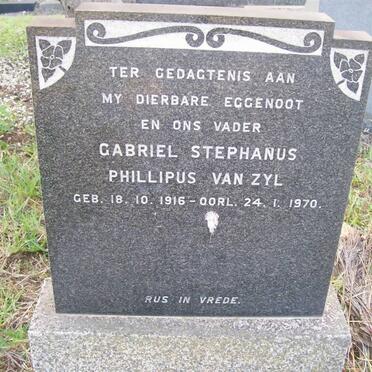 ZYL Gabriel Stephanus Phillipus, van 1916-1970