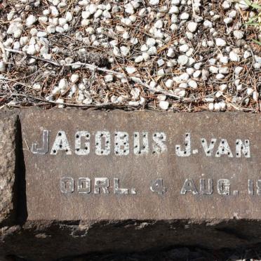 ZYL Jacobus J., van -1921