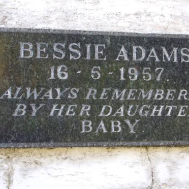 ADAMS Bessie -1957