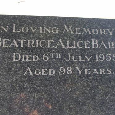 BARNES Beatrice Alice -1955