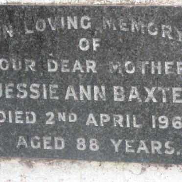 BAXTER Jessie Ann -1962