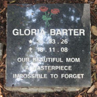 BARTER Gloria 1926-2008