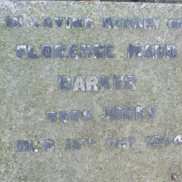 BARKER Florence Maud nee JONES -1944