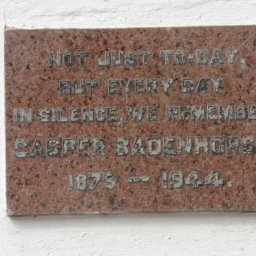 BADENHORST Casper 1879-1944