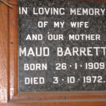 BARRETT Maud 1909-1972