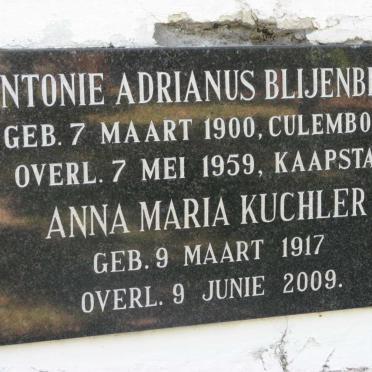 BLIJENBERG Antonie Adrianus 1900-1959 :: KUCHLER Anna Maria 1917-2009