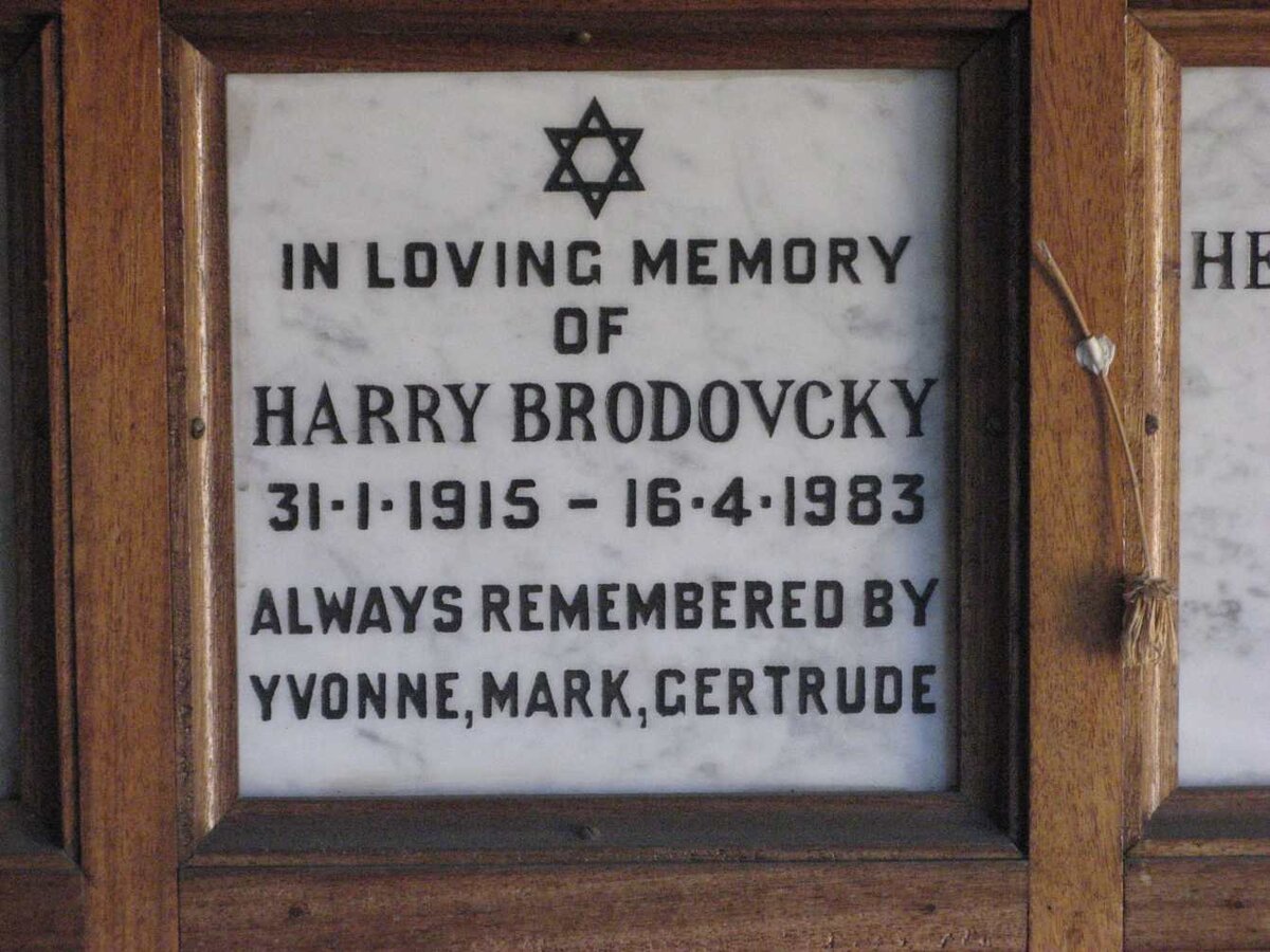 BRODOVCKY Harry 1915-1983