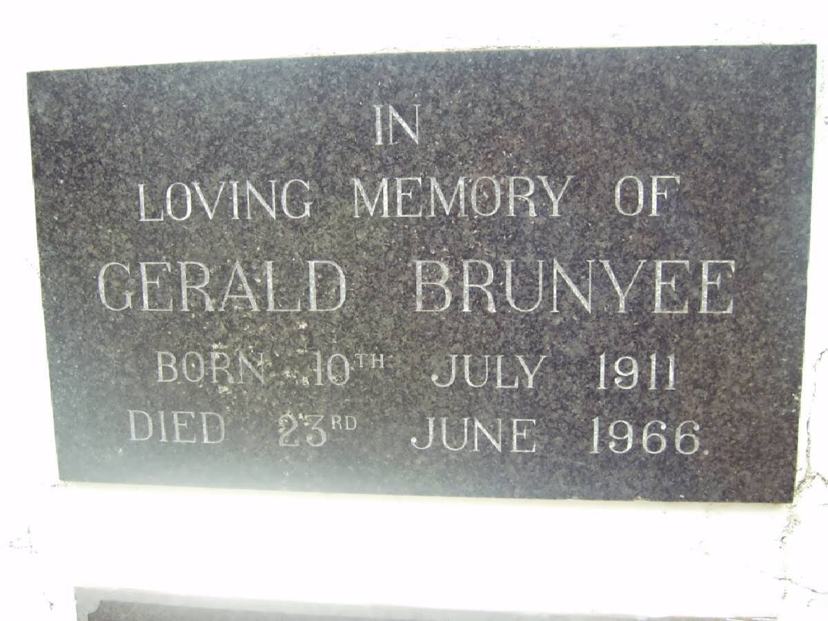 BRUNYEE Gerald 1911-1966