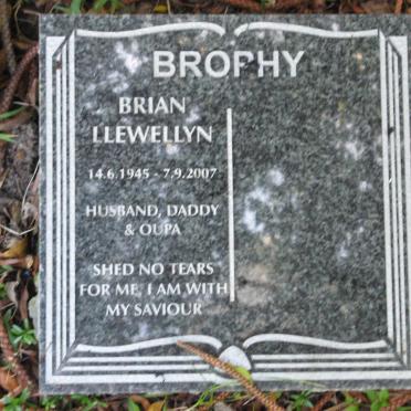 BROPHY Brian Llwellyn 1945-2007
