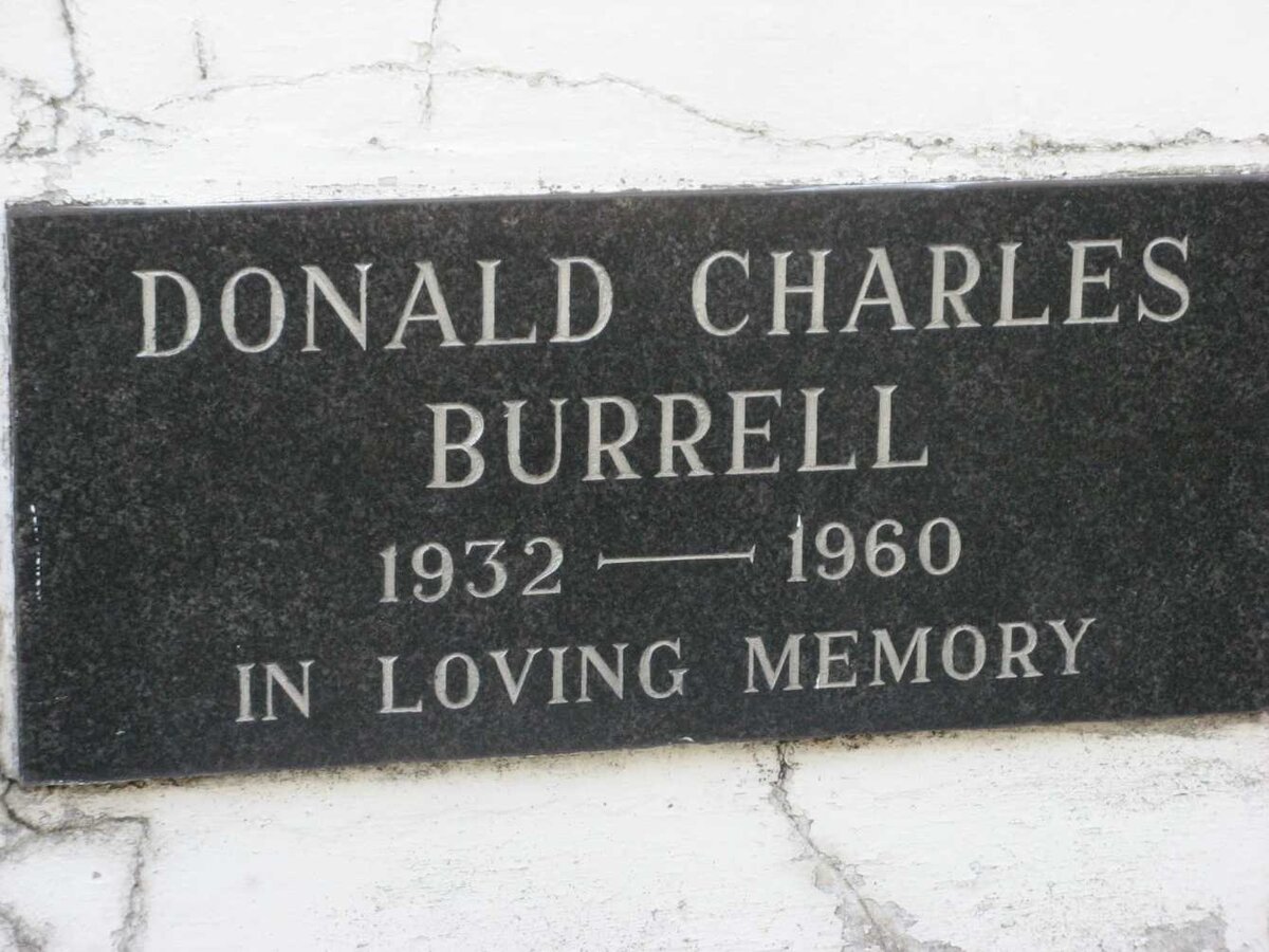 BURRELL Donald Charles 1932-1960