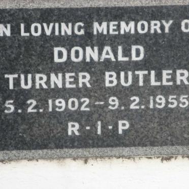 BUTLER Donald Turner 1902-1955