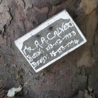 CALVERT A.A. 1933-1994