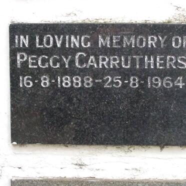 CARRUTHERS Peggy 1888-1964