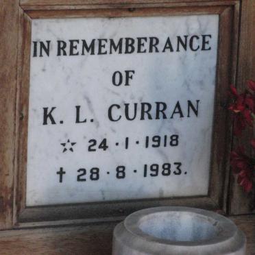 CURRAN K.L. 1918-1983