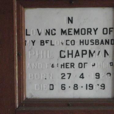 CHAPMAN Phil 1920-1969
