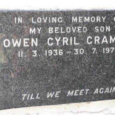 CRAMER Owen Cyril 1936-1977