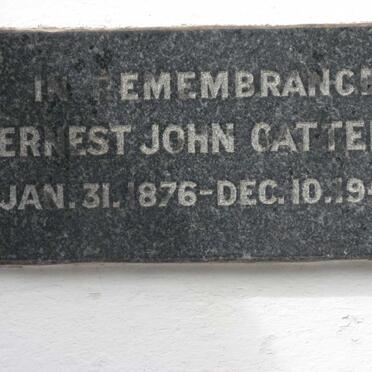 CATTELL Ernest John 1876-1946