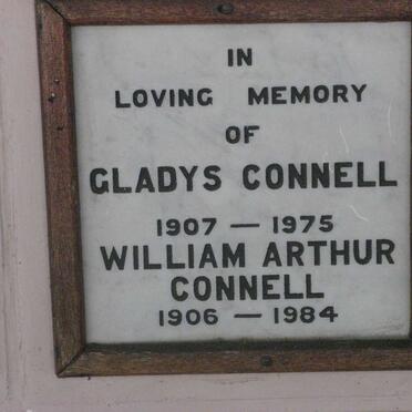 CONNELL William Arthur 1906-1984 &amp; Gladys 1907-1975