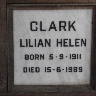 CLARK Lilian Helen 1911-1989