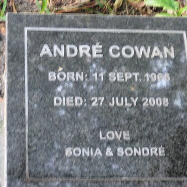 COWAN Andre 1966-2008