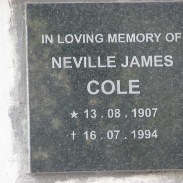 COLE Neville James 1907-1994