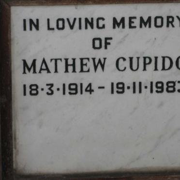 CUPIDO Mathew 1914-1983