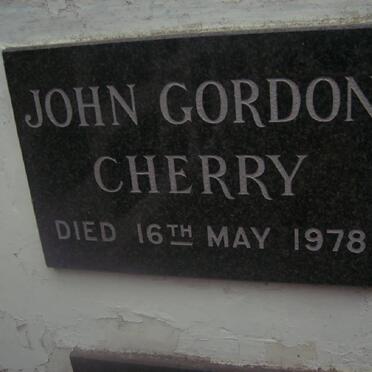 CHERRY John Gordon -1978
