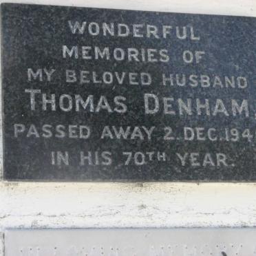 DENHAM Thomas -1945