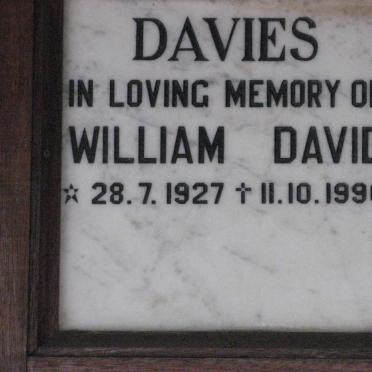 DAVIES William David 1927-1990