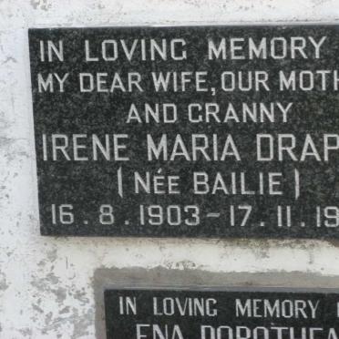 DRAPER Irene Maria nee BAILIE 1903-1970