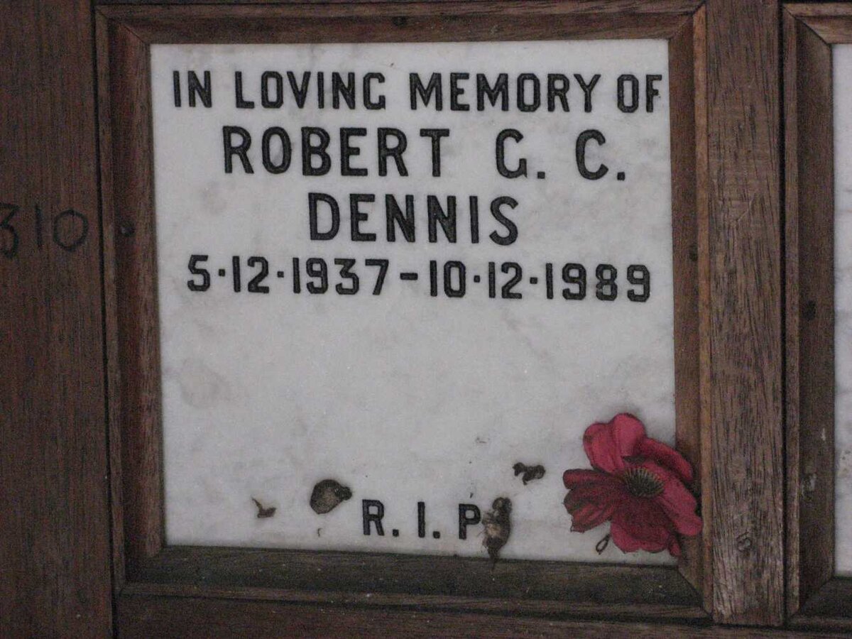 DENNIS Robert G.C. 1937-1989