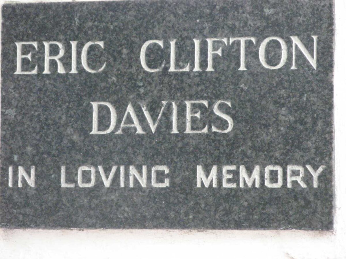 DAVIES Eric Clifton
