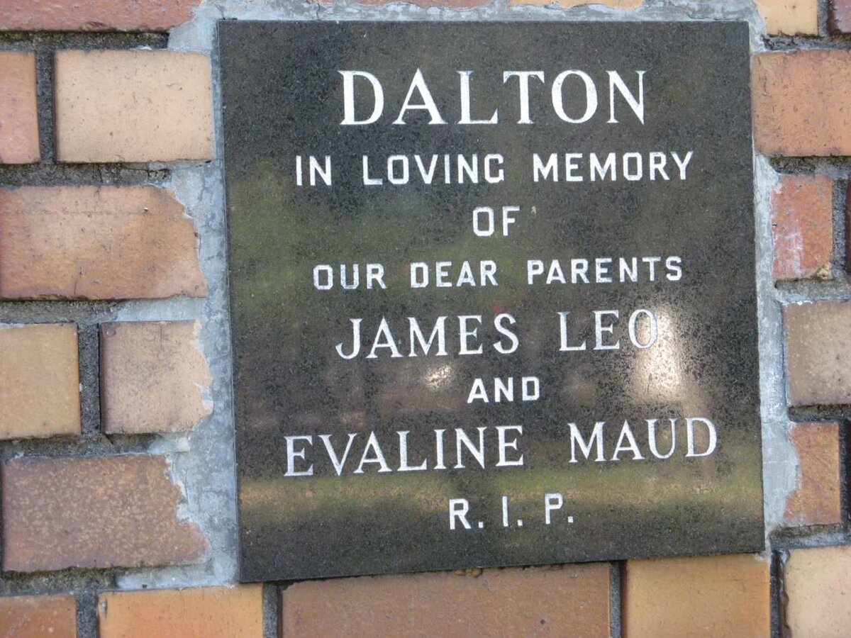 DALTON James Leo &amp; Evaline Maud