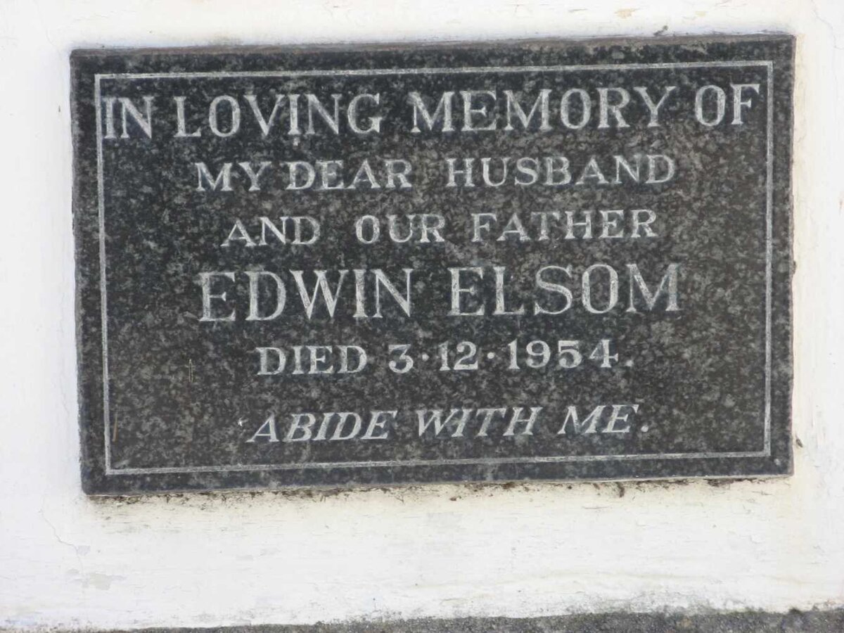 ELSOM Edwin -1954