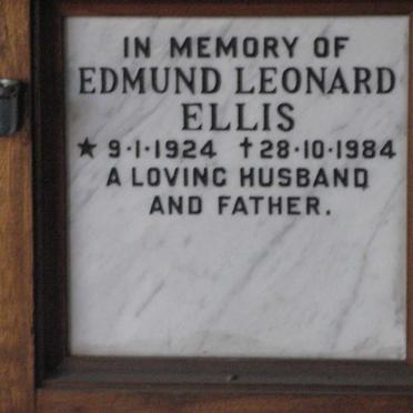 ELLIS Edmund Leonard 1924-1984