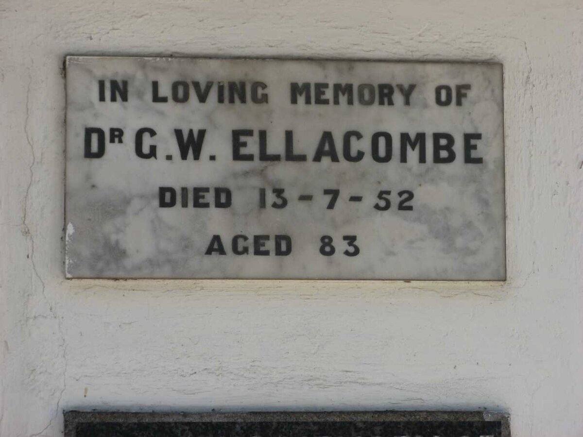 ELLACOMBE G.W. -1952
