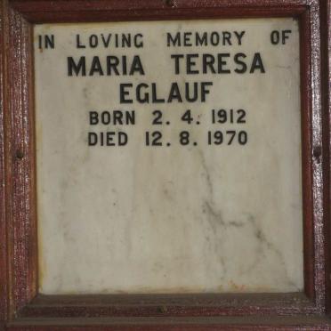 EGLAUF Maria Teresa 1912-1970