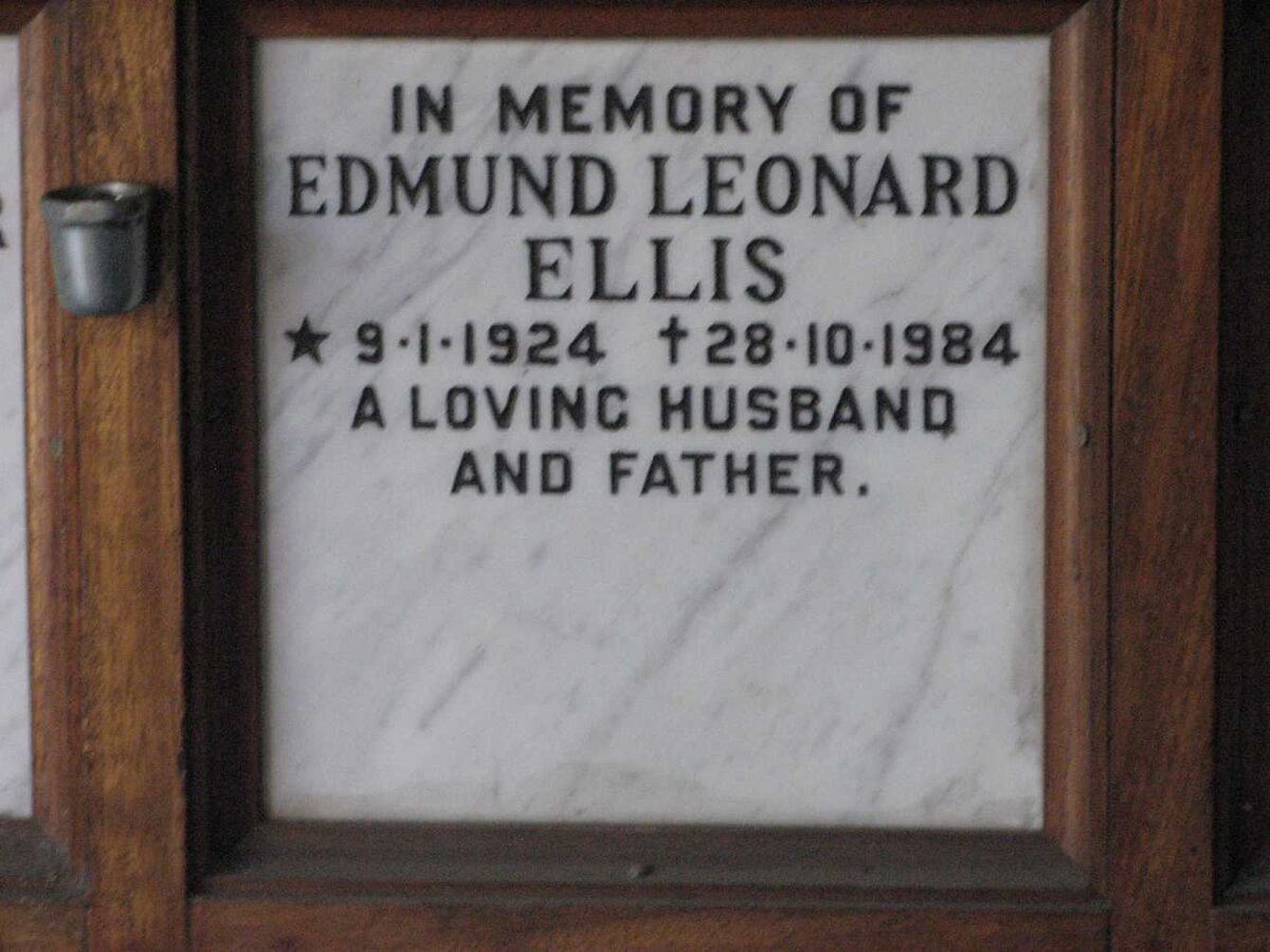 ELLIS Edmund Leonard 1924-1984