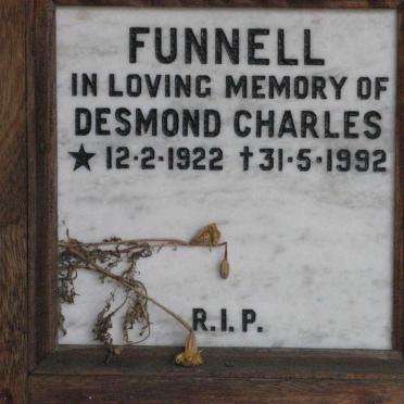FUNNELL Desmond Charles 1922-1992
