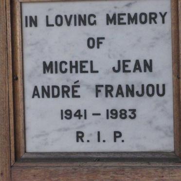 FRANJOU Michel Jean Andre 1941-1983