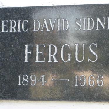 FERGUS Eric David Sidney 1894-1966