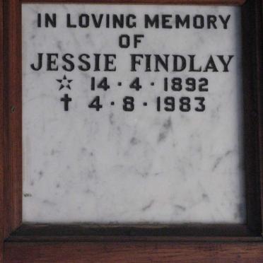 FINDLAY Jessie 1892-1983